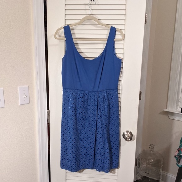 Tahari Eyelet Lace Dress - Picture 2 of 6